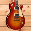Gibson 1959 Les Paul Standard Reissue Ultra Light Aged Sunrise Teaburst electric guitar with gold hardware and dual humbuckers