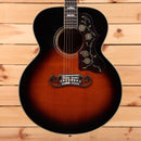Gibson SJ-200 jumbo acoustic guitar light aged vintage sunburst with ornate pickguard inlay