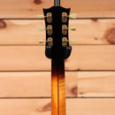 Gibson 1957 SJ200 light aged vintage sunburst jumbo acoustic guitar with gold tuning machines