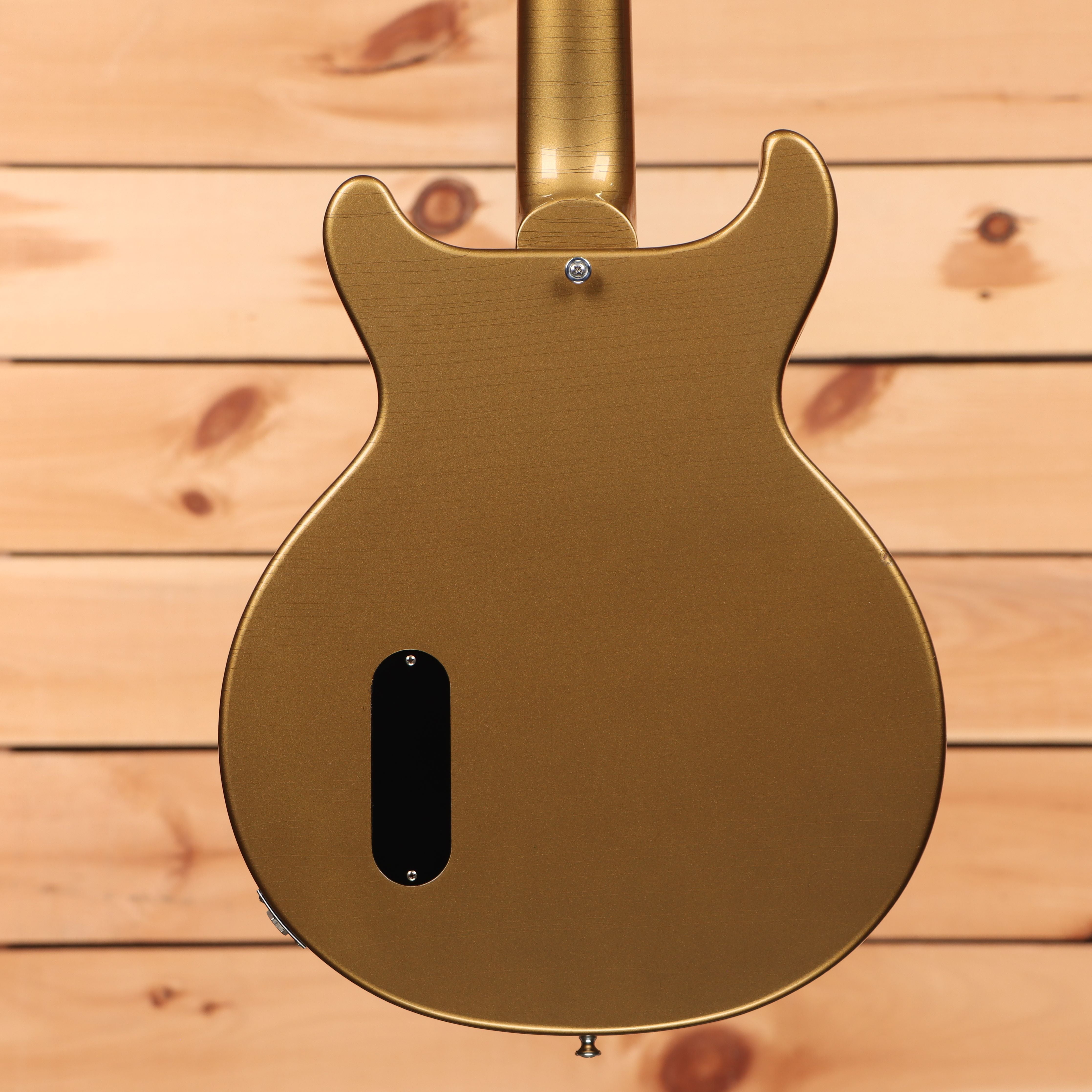 Gibson Made to Measure 1958 Les Paul Junior Double Cut electric guitar Aged Goldmine with single-cutaway body design