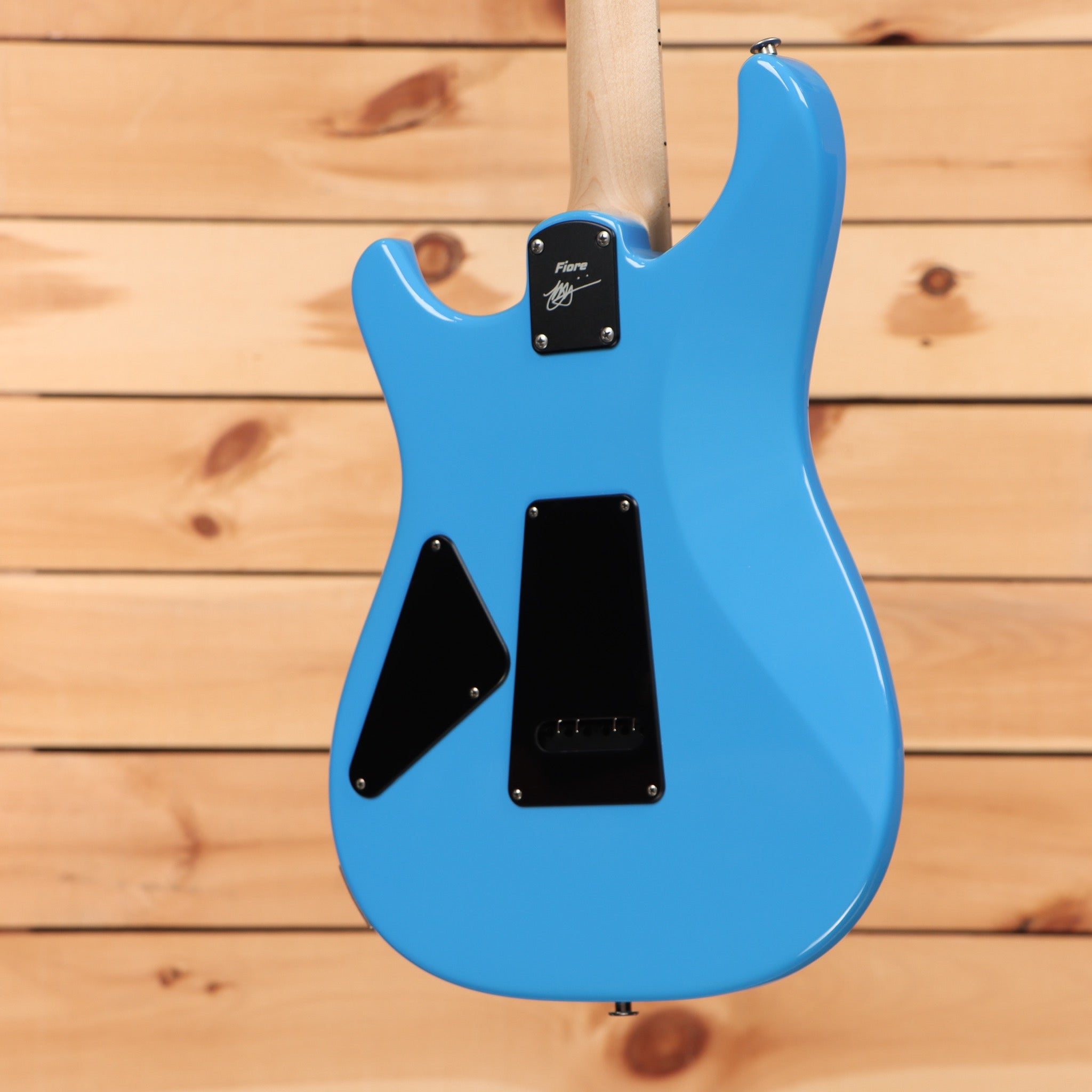 Paul Reed Smith Fiore pre-owned electric guitar Larkspur blue with black pickguards
