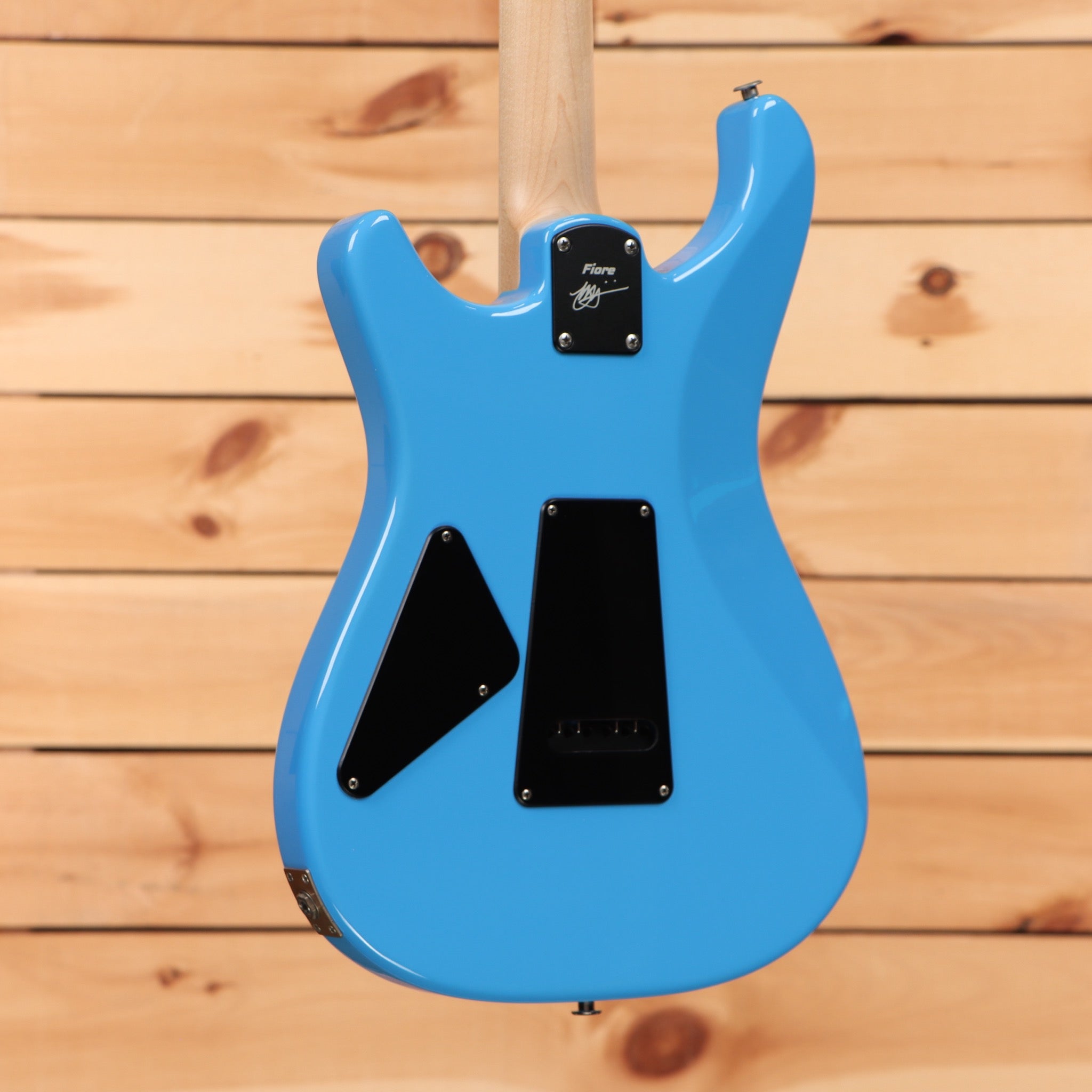 Paul Reed Smith Fiore pre-owned electric guitar Larkspur blue with black pickguards
