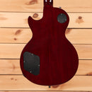 Pre-owned Gibson Les Paul Studio 100th Anniversary wine red electric guitar with dual humbuckers