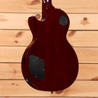 Pre-owned Gibson Les Paul Studio 100th Anniversary wine red electric guitar with dual humbucker pickups