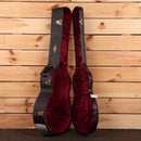 Pre-owned Taylor Custom TF acoustic guitar natural finish with burgundy velvet-lined case