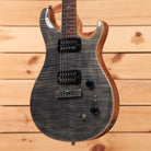 Paul Reed Smith SE Paul's Guitar electric guitar Charcoal with dual humbucker pickups and flame maple top