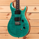 Paul Reed Smith SE Custom 2408 electric guitar Turquoise with flamed maple top and dual humbuckers
