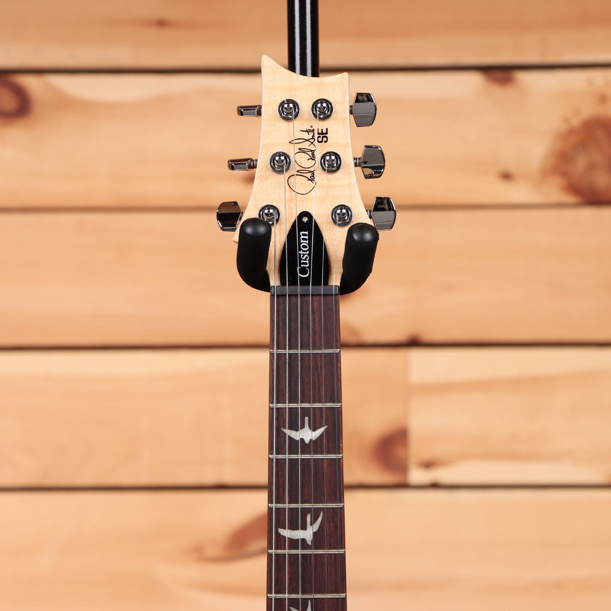 Paul Reed Smith SE Custom electric guitar turquoise finish with maple neck and bird inlays