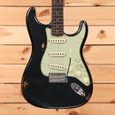 Fender Custom Shop Righteous Reissue Late 1962 Stratocaster relic aged holoflake electric guitar rosewood fretboard with single-coil pickups