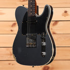 Fender Custom Shop Limited HS Telecaster Custom Relic electric guitar Aged Charcoal Frost Metallic with dual humbuckers