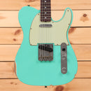 Fender Custom Shop 1964 Telecaster Relic electric guitar sea foam green with single-coil pickups