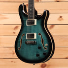 Paul Reed Smith SE Hollowbody II Piezo semi-hollow electric guitar Peacock Blue Burst with f-holes and dual humbuckers