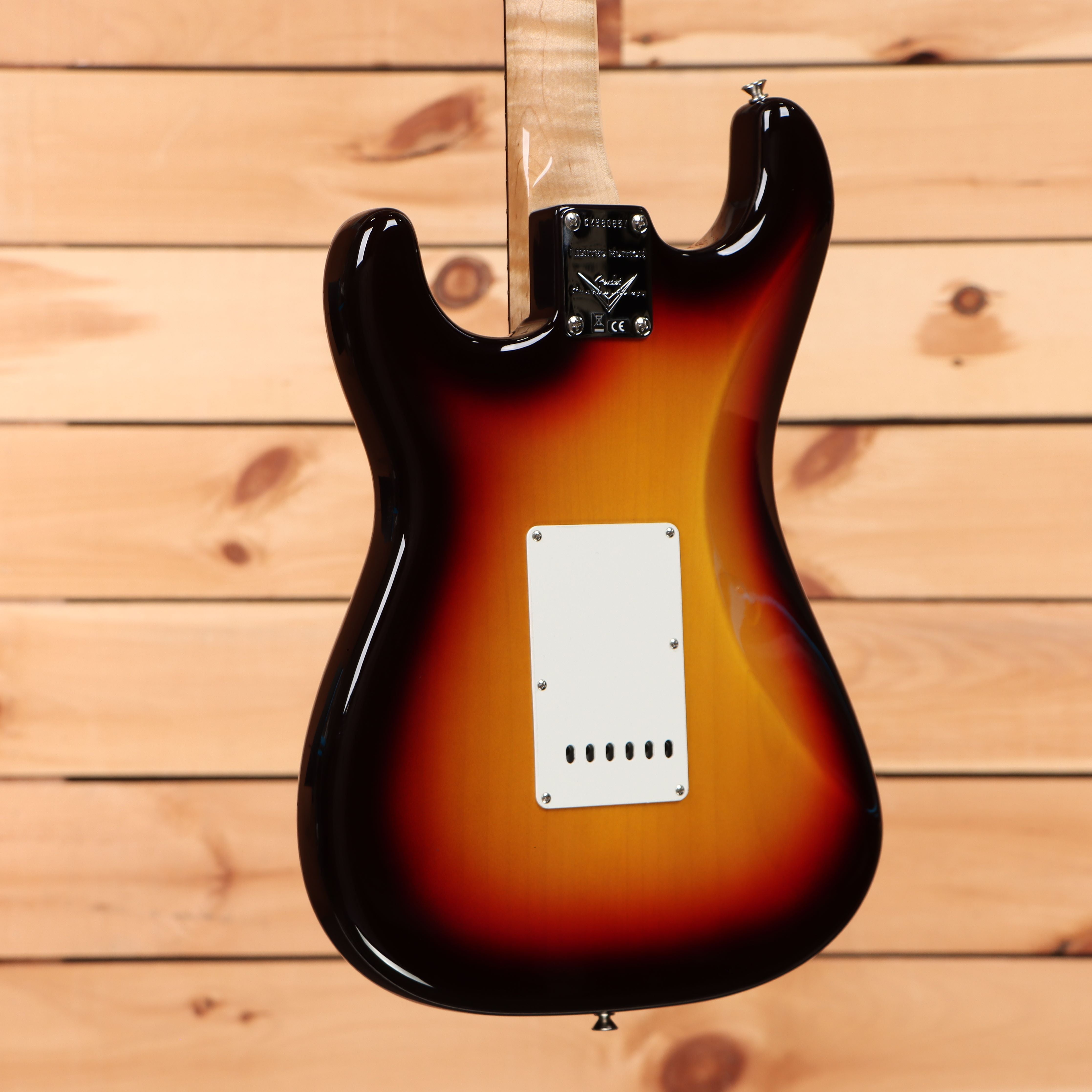 Fender Custom Shop Limited 1959 Stratocaster NOS electric guitar Chocolate 3-Tone Sunburst with white pickguard
