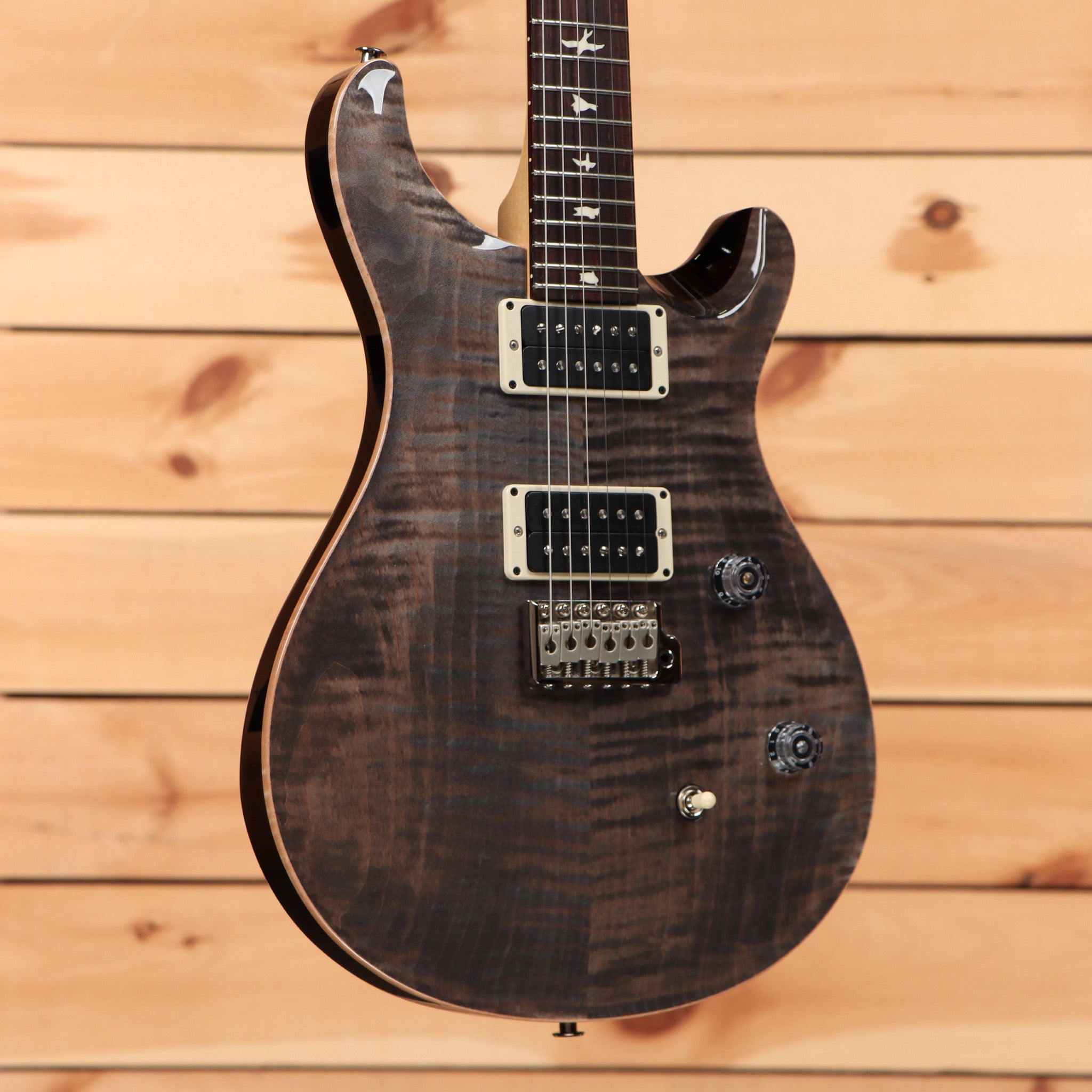 Pre-owned Paul Reed Smith CE 24 electric guitar faded gray black with dual humbucker pickups