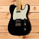 Fender American Professional II Telecaster electric guitar black with maple neck and single-coil pickups