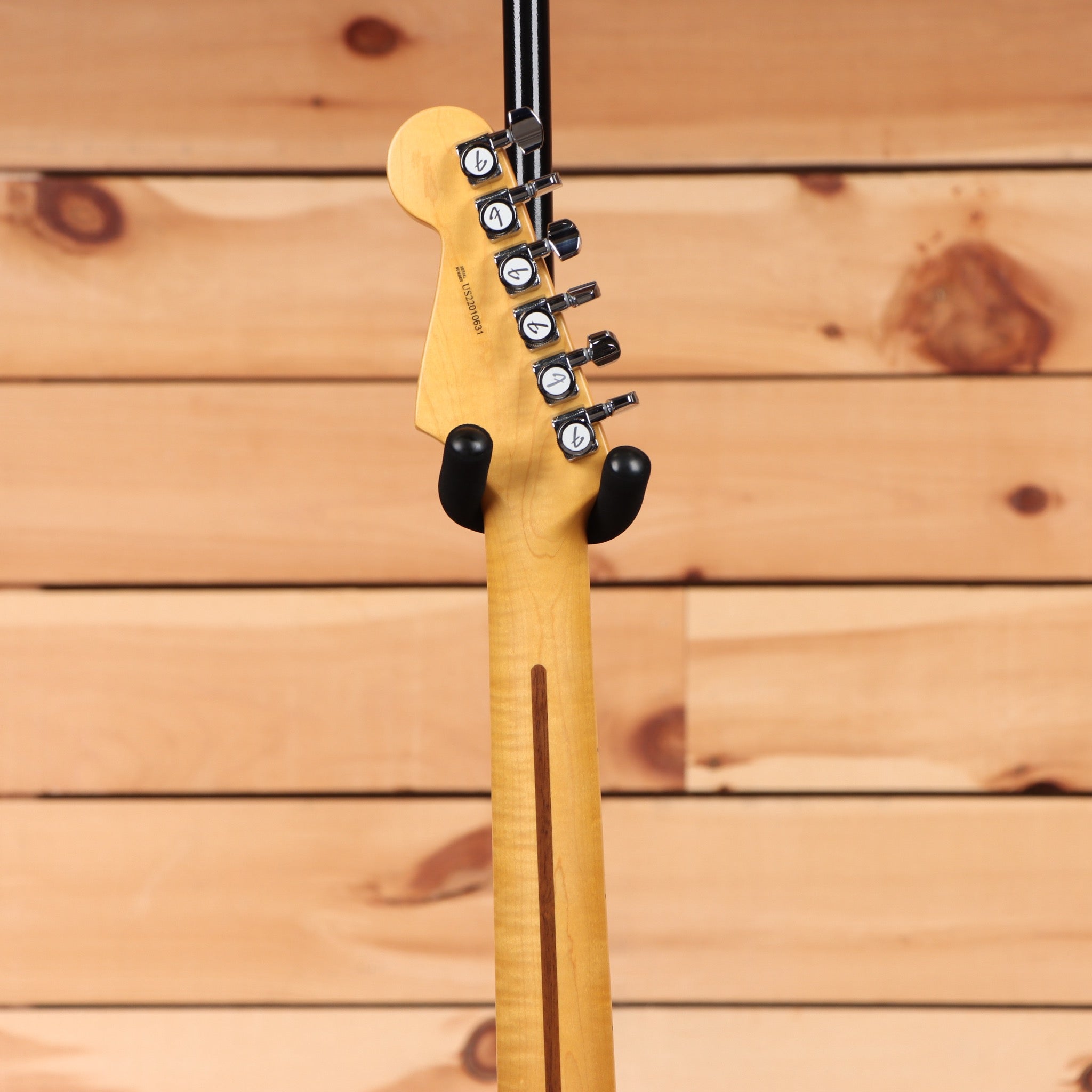 Fender American Professional II Stratocaster pre-owned electric guitar black finish maple neck