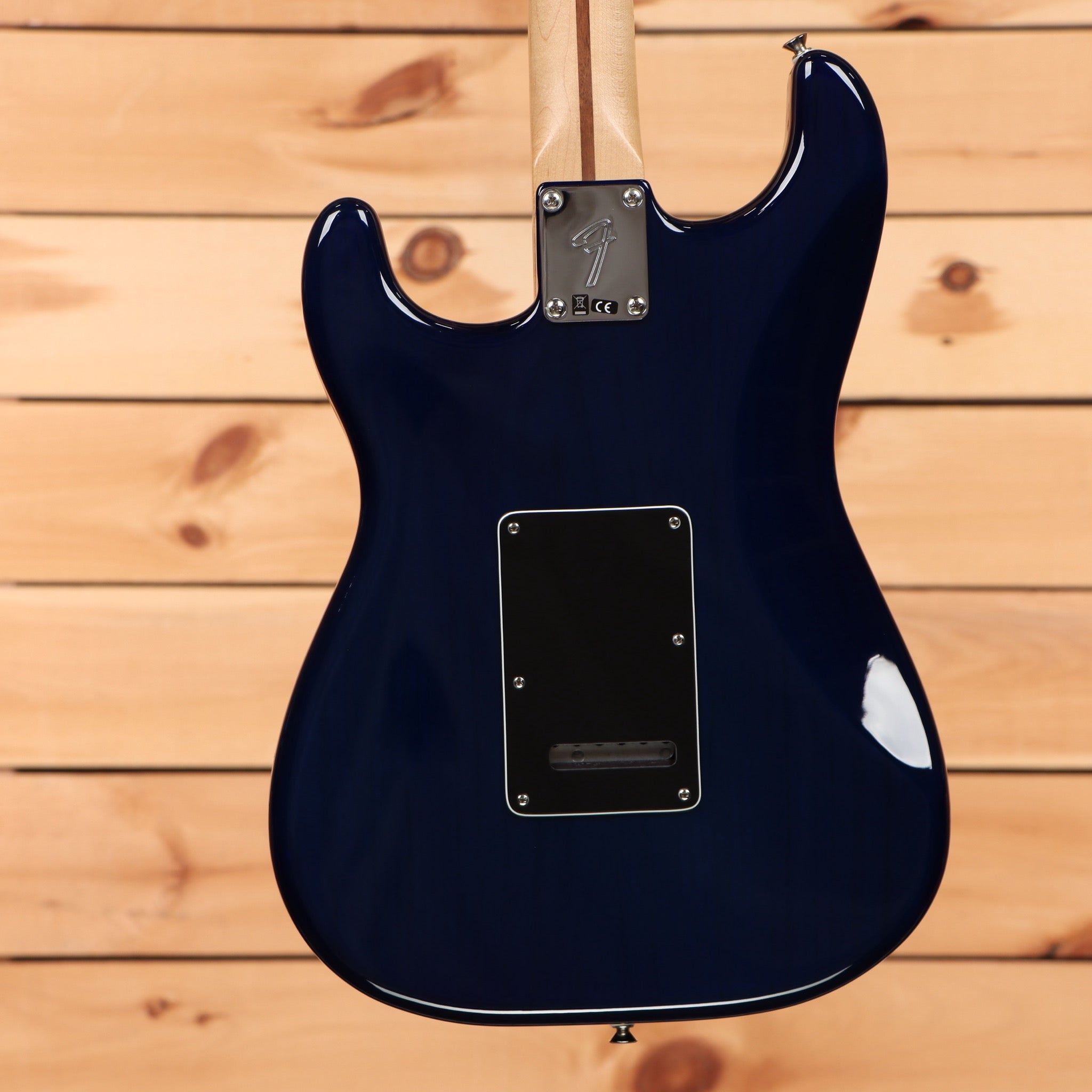 Pre-owned Fender Limited Player Stratocaster HSS Plus Top electric guitar Blue Burst with black pickguard