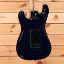 Pre-owned Fender Limited Player Stratocaster HSS Plus Top electric guitar Blue Burst with black pickguard