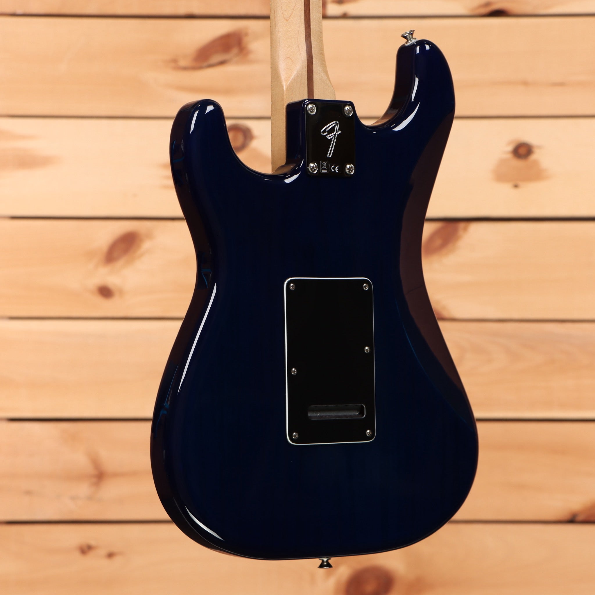 Pre-owned Fender Limited Player Stratocaster HSS Plus Top electric guitar Blue Burst with black pickguard