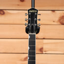 Gretsch Limited Stephen Stern Masterbuilt 62 Duo Jet Relic electric guitar aged black over shell pink with dual humbuckers