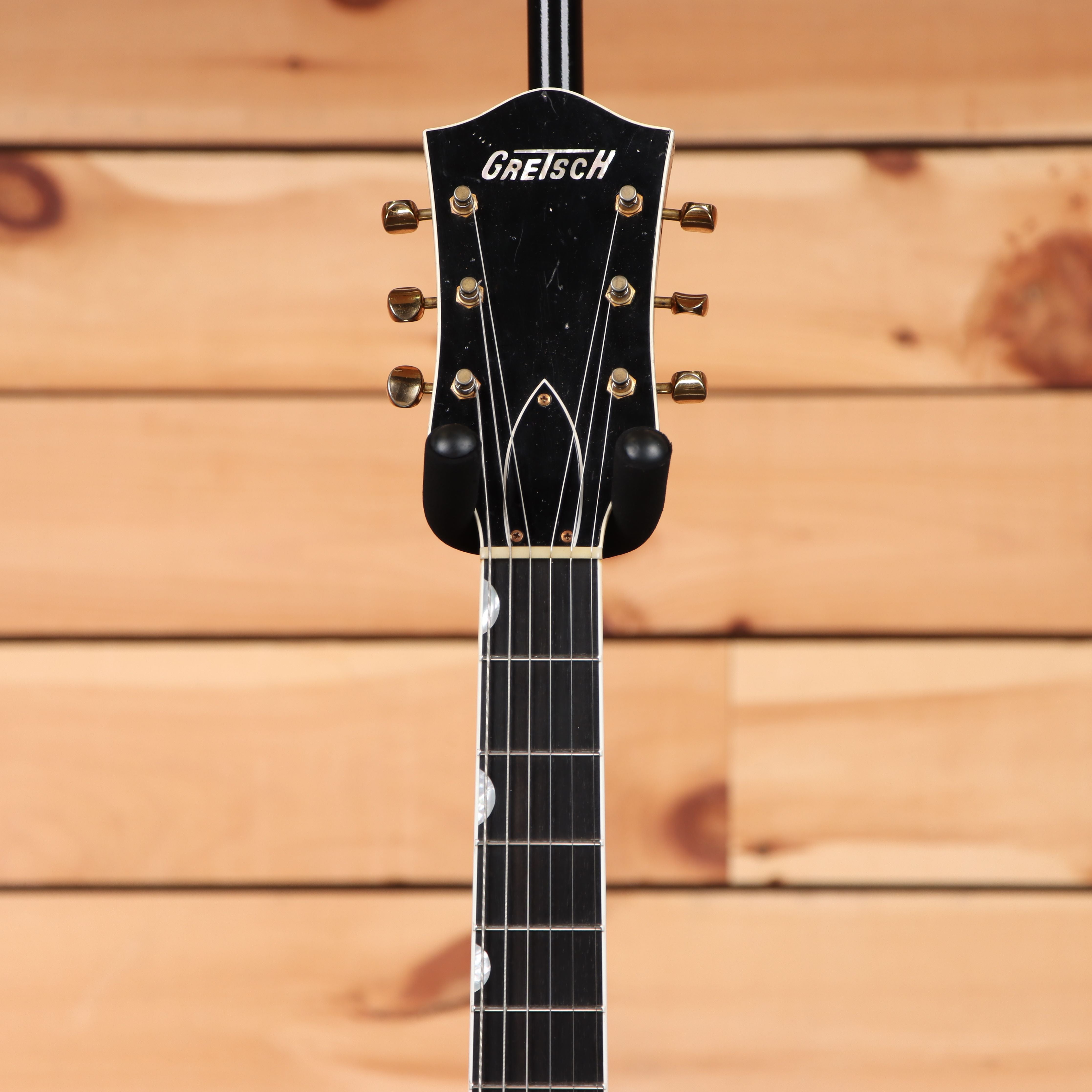 Gretsch Limited Stephen Stern Masterbuilt Broadkaster Relic electric guitar aged black paisley with gold hardware
