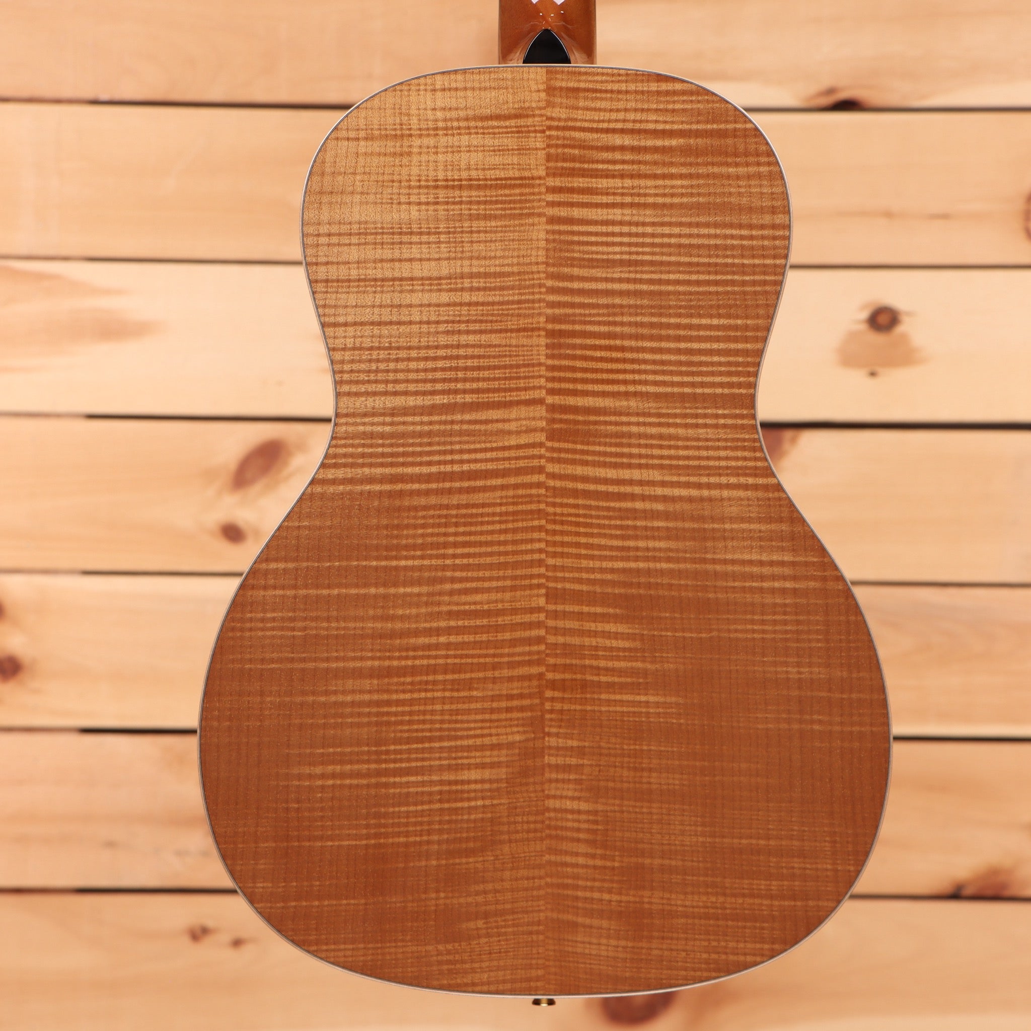 Boucher GRHG166T natural acoustic guitar with figured maple back and sides