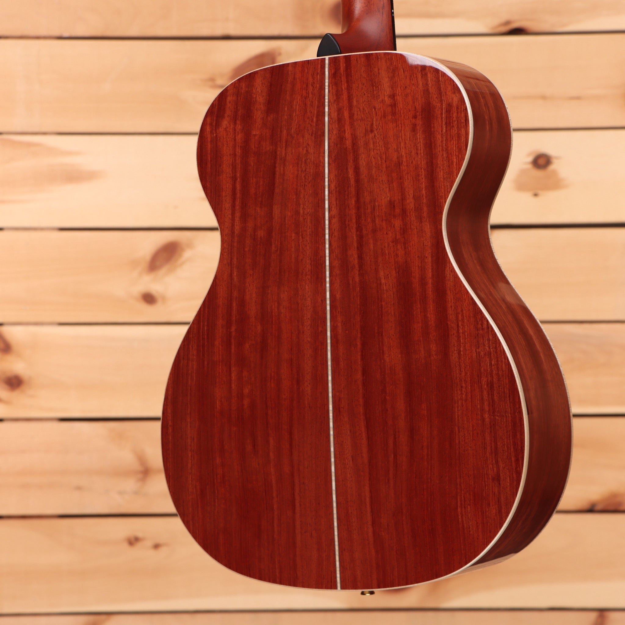 Boucher SG21G dreadnought acoustic guitar natural finish with white binding detail