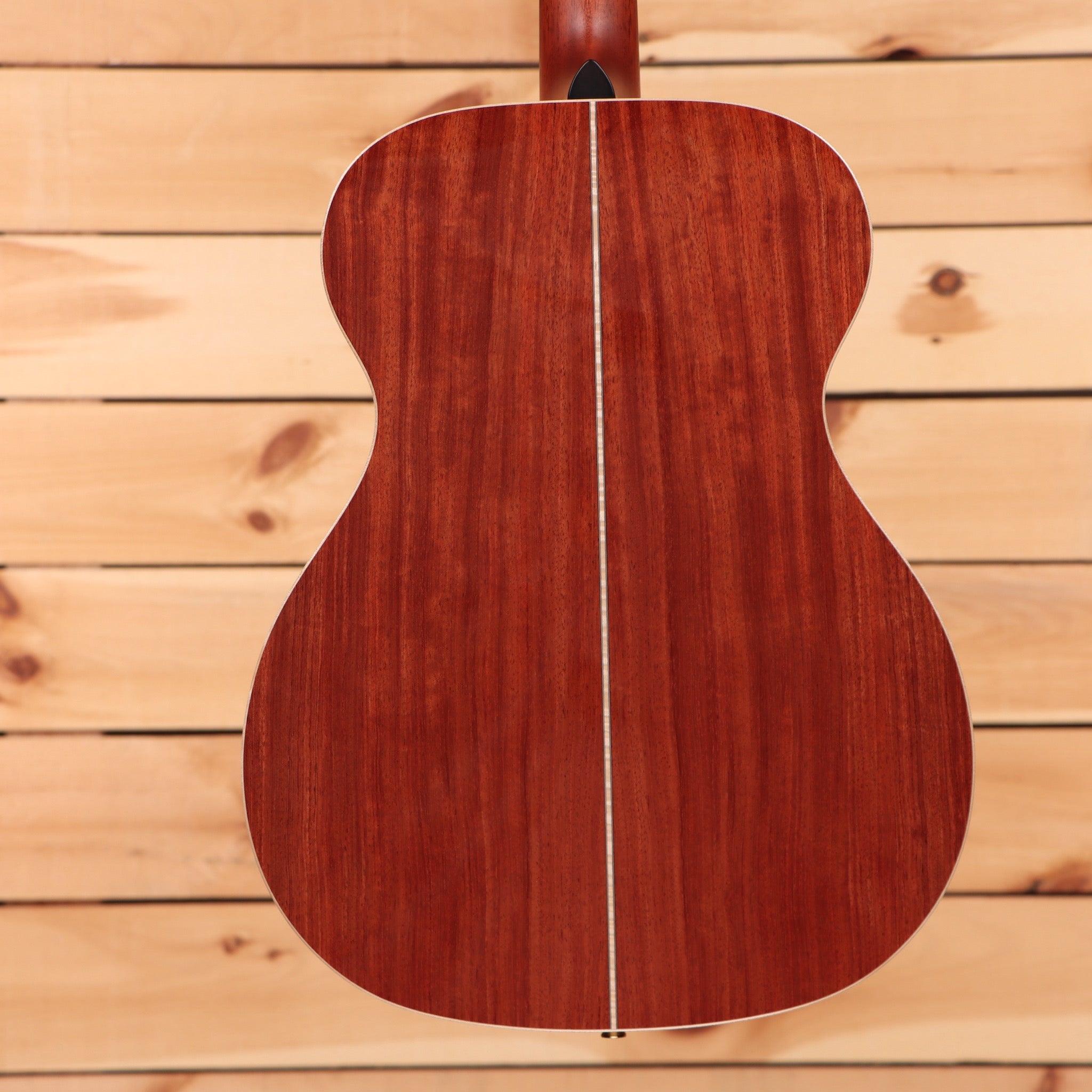 Boucher SG21G natural acoustic guitar dreadnought body with center seam detail