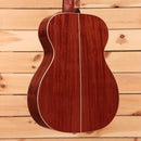 Boucher SG21G acoustic guitar natural finish with white binding and dreadnought body shape