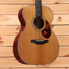 Boucher SG21G natural acoustic guitar dreadnought with tortoiseshell pickguard and binding
