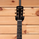 Boucher SG21G acoustic guitar natural finish with black headstock and rosewood fretboard