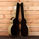 Boucher PSSG163 classical guitar natural finish with black velvet-lined case and gold hardware