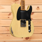 Fender Custom Shop 1950 Double Esquire Relic electric guitar Nocaster Blonde with black pickguard