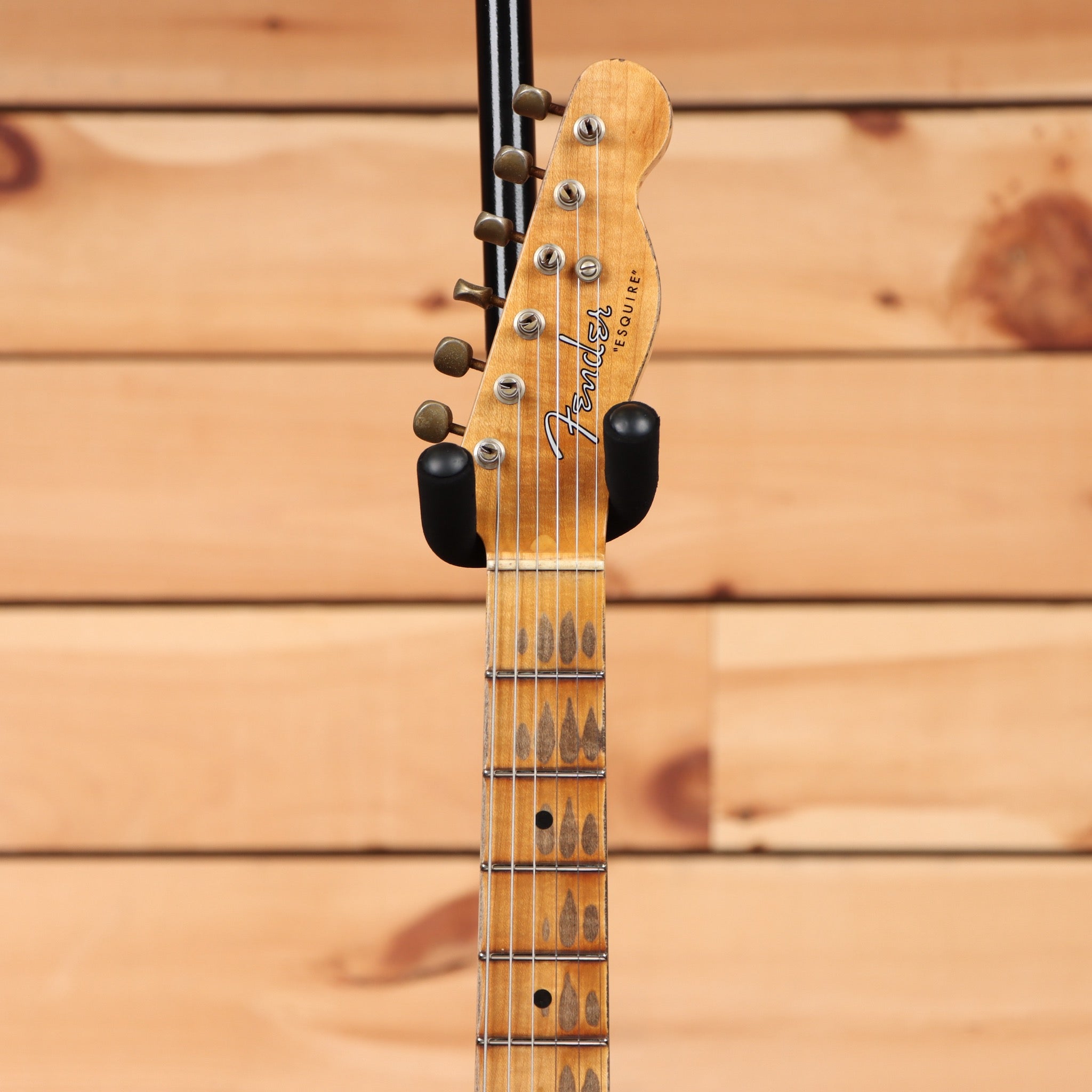 Fender Custom Shop 1950 Double Esquire Relic electric guitar Nocaster Blonde with maple neck and single-coil pickups