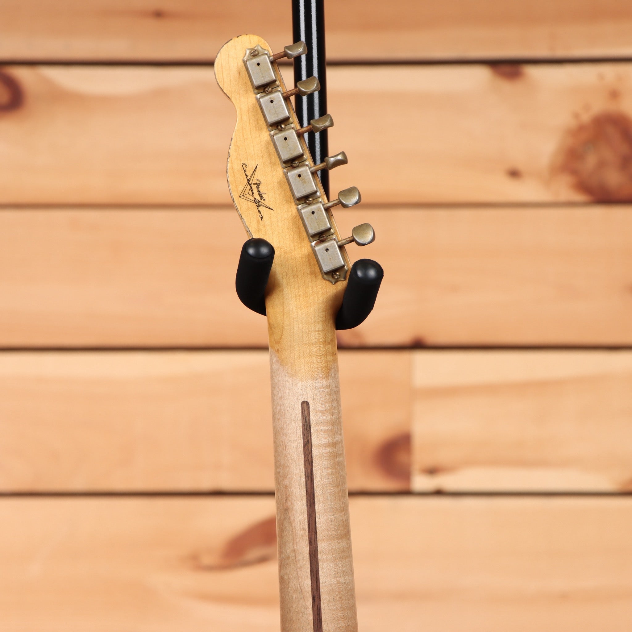 Fender Custom Shop 1950 Double Esquire Relic electric guitar Nocaster Blonde with maple neck and single-coil pickups
