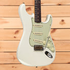 Fender Custom Shop 1964 Stratocaster Journeyman Relic electric guitar Olympic White with aged single-coil pickups