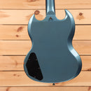 Pre-owned Gibson 1964 SG Standard electric guitar Pelham Blue with Maestro Vibrola tremolo