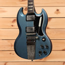 Pre-owned Gibson 1964 SG Standard electric guitar Pelham Blue with Maestro vibrola and dual humbuckers