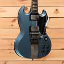 Pre-owned Gibson 1964 SG Standard electric guitar Pelham Blue with Maestro vibrola and dual humbuckers