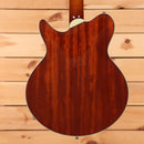 Pre-owned Eastman Romeo semi-hollow body electric guitar California Goldburst with cream binding