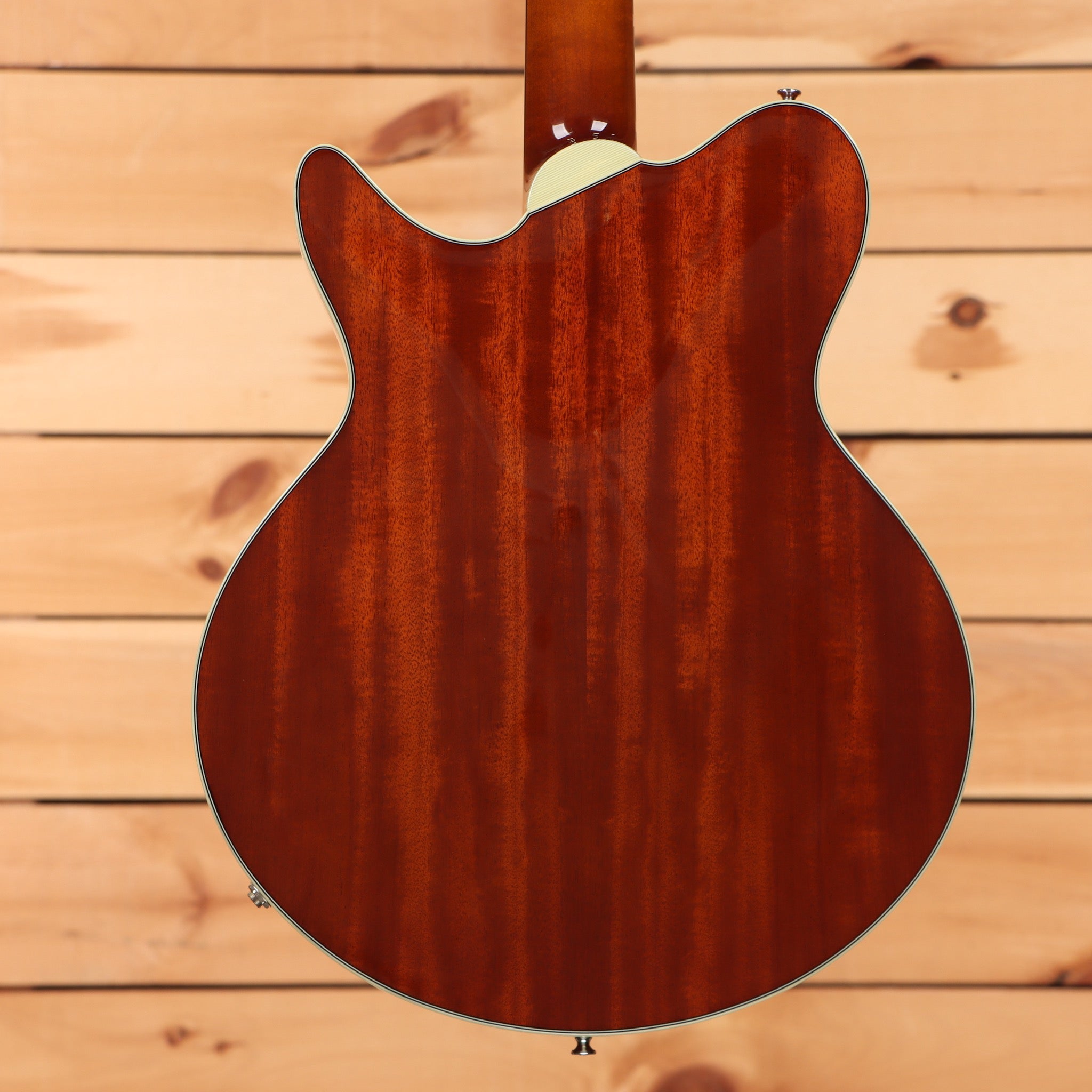 Pre-owned Eastman Romeo semi-hollow body electric guitar California Goldburst with cream binding