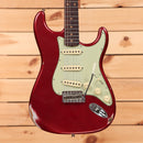 Fender Custom Shop Righteous Reissue Late 1962 Stratocaster relic electric guitar Fire Mist Red with single-coil pickups