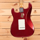 Fender Custom Shop Righteous Reissue Late 1962 Stratocaster relic electric guitar Fire Mist Red with single-coil pickups
