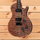PRS Private Stock SingleCut Trem electric guitar turquoise quilt with tremolo bridge and dual humbuckers