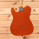 Fender Postmodern Telecaster Journeyman Relic electric guitar Faded Aged Candy Tangerine with single-coil pickups