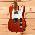Fender Postmodern Telecaster Journeyman Relic electric guitar Faded Aged Candy Tangerine with single-coil pickups