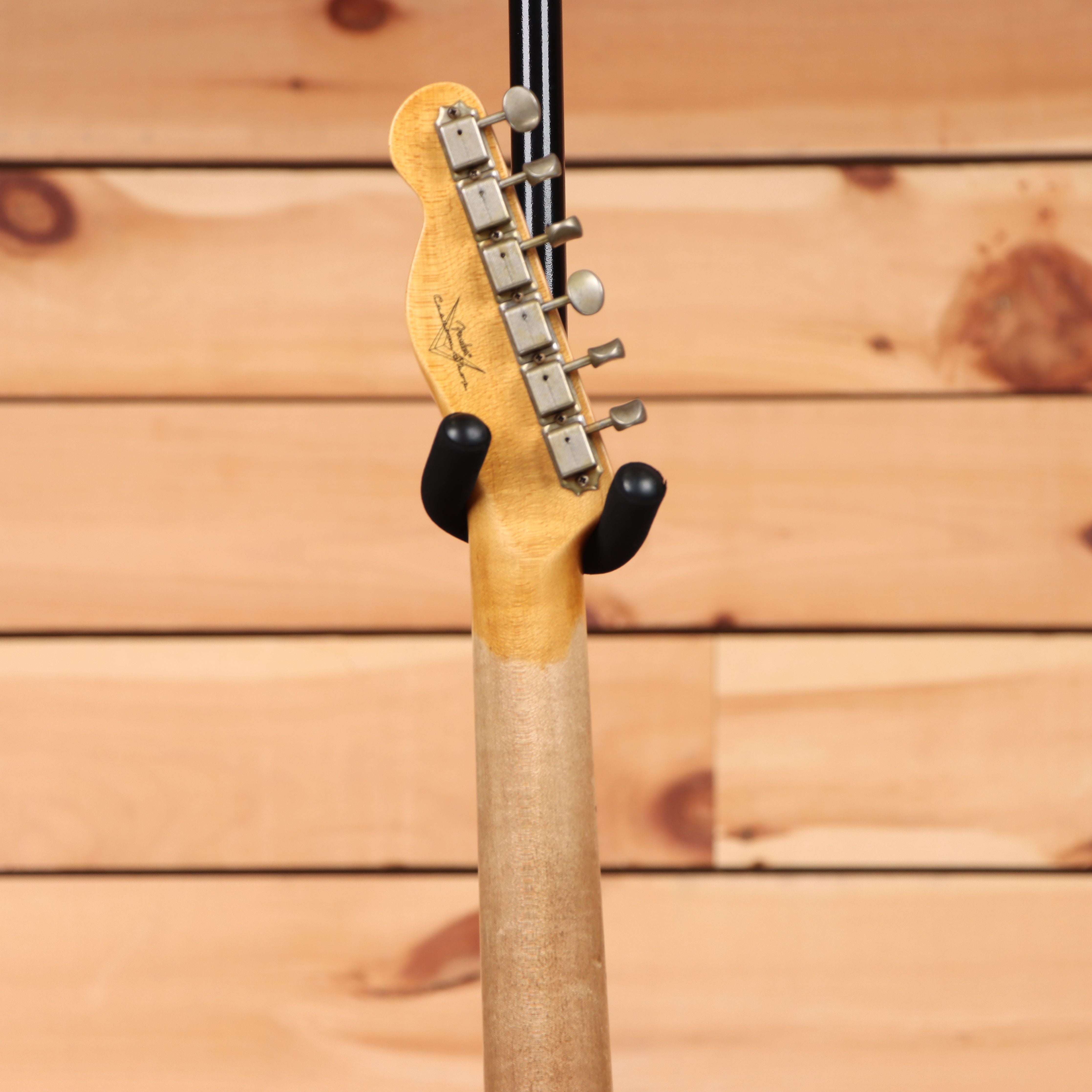 Fender Postmodern Telecaster Journeyman Relic electric guitar Faded Aged Candy Tangerine with maple neck