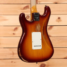 Fender Custom Shop Limited Troposphere Stratocaster heavy relic electric guitar tobacco sunburst with white pickguard