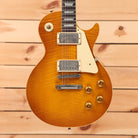 Gibson 1959 Les Paul Standard Murphy Lab Light Aged Dirty Lemon electric guitar with flamed maple top and dual humbuckers