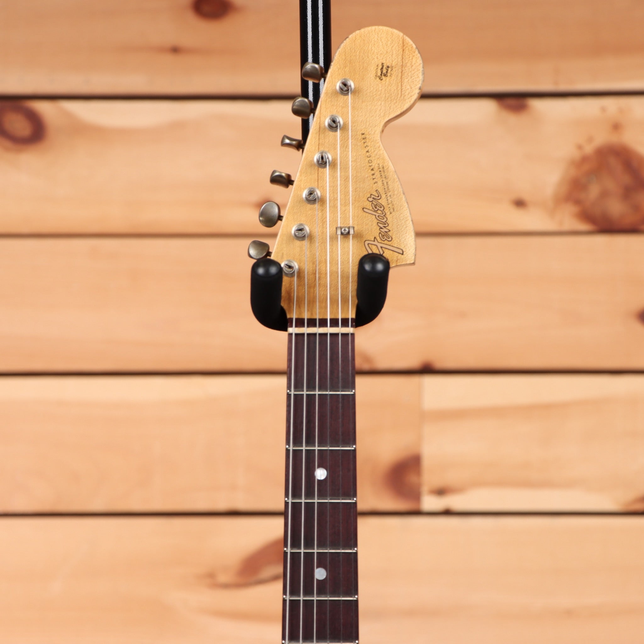 Fender Custom Shop 1967 Stratocaster HSS Relic electric guitar Dakota Red aged finish with maple neck